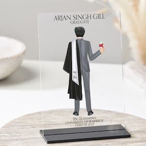 Sikh-afstudeercadeau | Afstudeercadeau tulband | Klasse van 2024 | Afstuderen | Punjabi afstudeercadeau | Afstudeerplaat | Scrollen