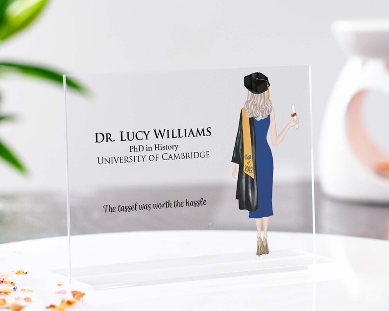 Phd Graduation Gifts for Her Phd Doctorate Gift Etsy