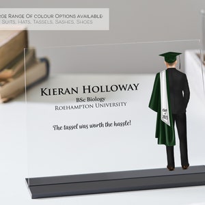 Hübsches Geschenk für Ihn | Männliches Abschlussgeschenk | Abschlussgeschenk | Elegante Acryl-graduierte Andenken | Personalisierte Achievement Geschenke für Männer