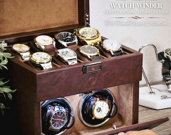 Uhrenbeweger für Automatikuhren Beste Uhrenbeweger Box für Männer Uhrenbeweger Luxusgeschenk für Männer Uhrenbeweger Gehäuse