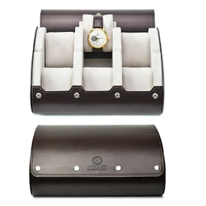 6 Watch Case Travel Watch Case 6 Watch Roll Travel Case for Men Watch Case Box 6 Watch Box Vegan Leather Watch Case Travel Watch Box Mirage