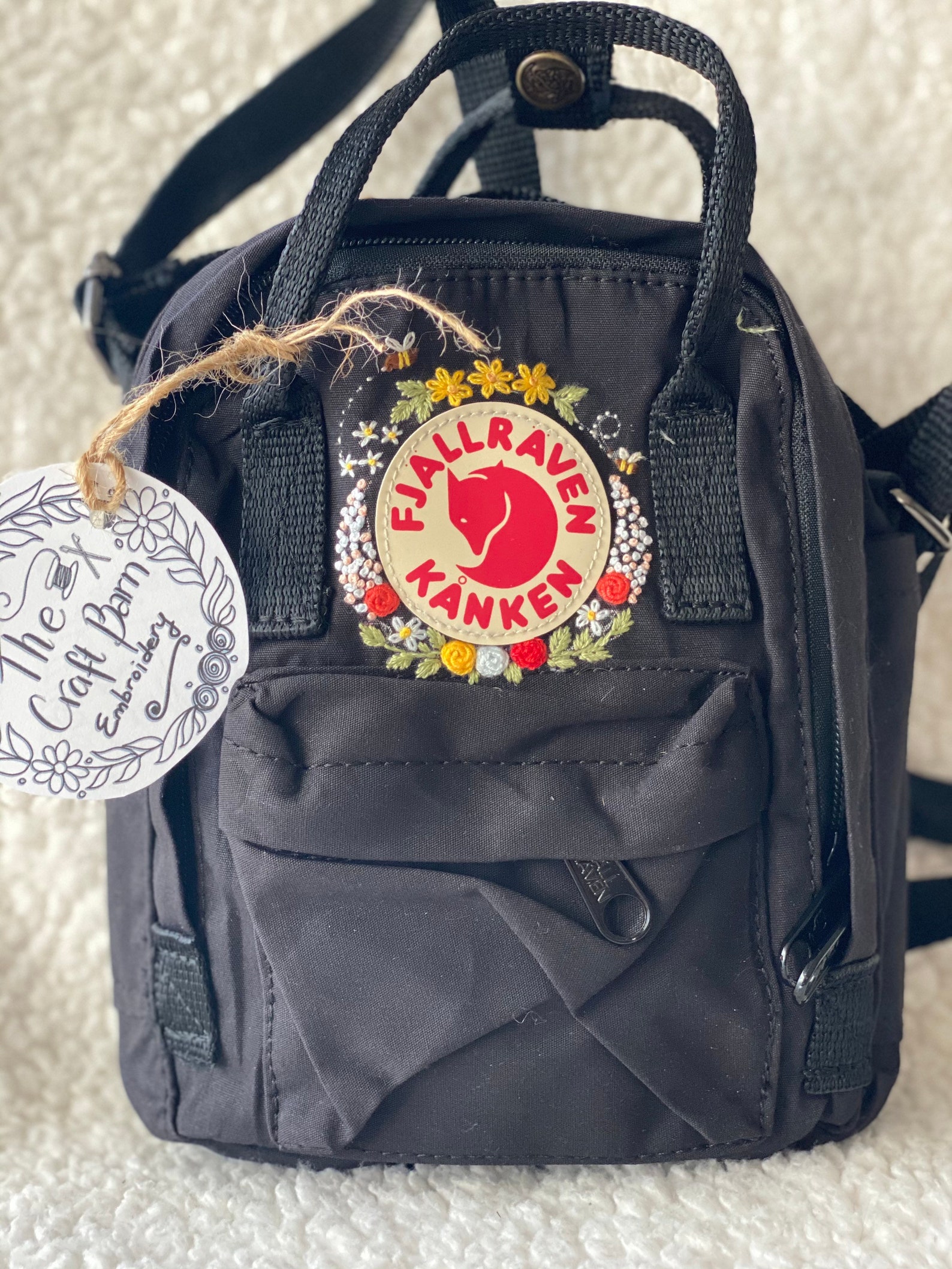kanken sling bag black
