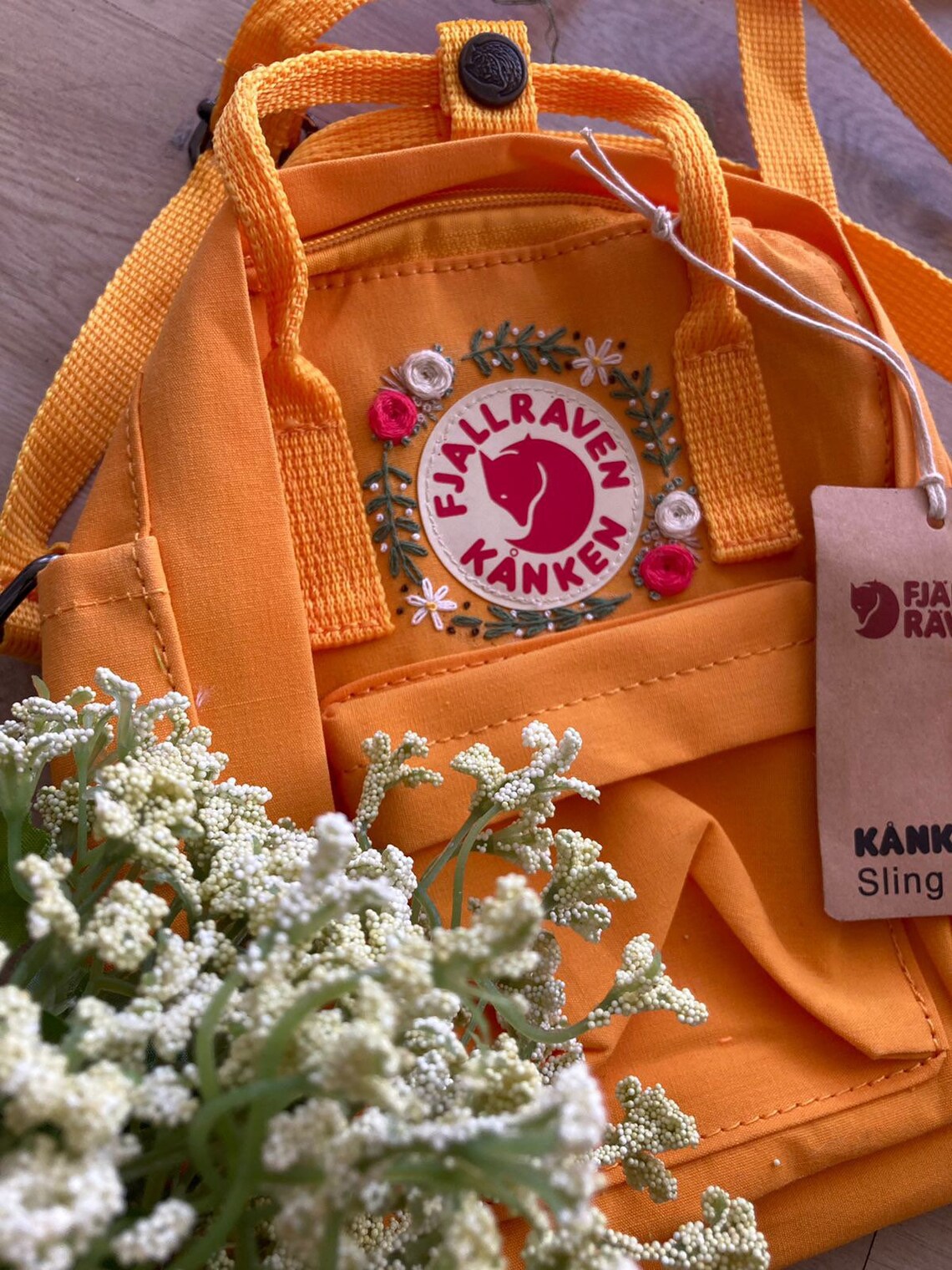 Fjallraven Kanken Sling Crossbody Bag Mini With Embroidery Etsy