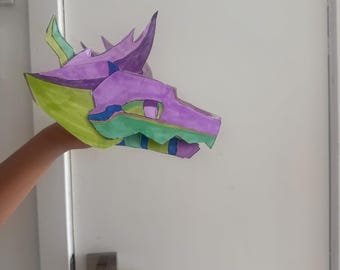 Handgemachte Papierdrache Puppe mittelgroß