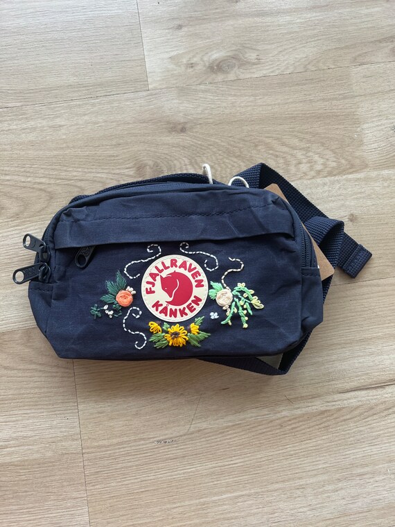 Fjallraven Kanken Fanny Pack Wrist Bay Navy Blue With Etsy