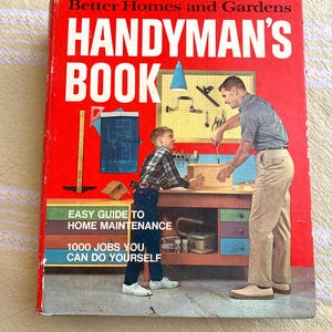 Vintage 1970 Better Homes and Gardens “Handyman Book” reference guide