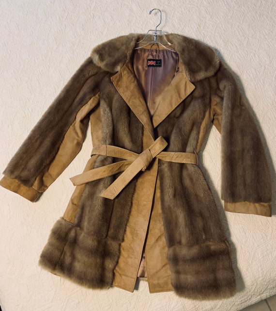 Vintage 70s Adolph Schuman for Lilli Ann faux fur