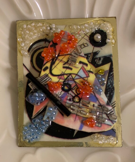 Vintage 80s art jewelry