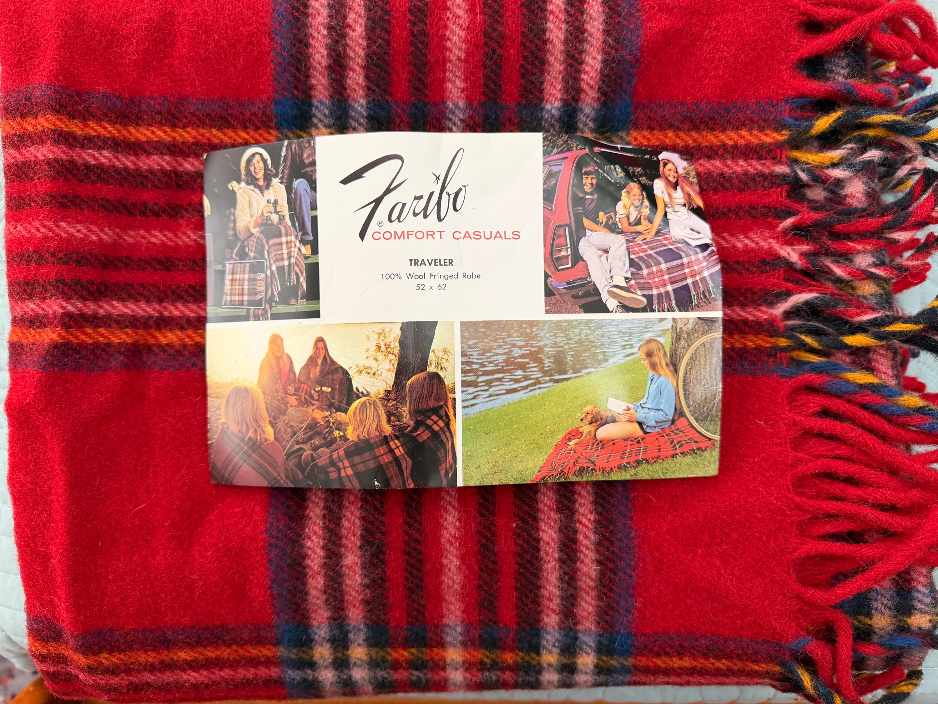 アメリカ老舗メーカー　Faribaulto「Faribo」ウールブランケット Faribo Wool Blanket - Etsy