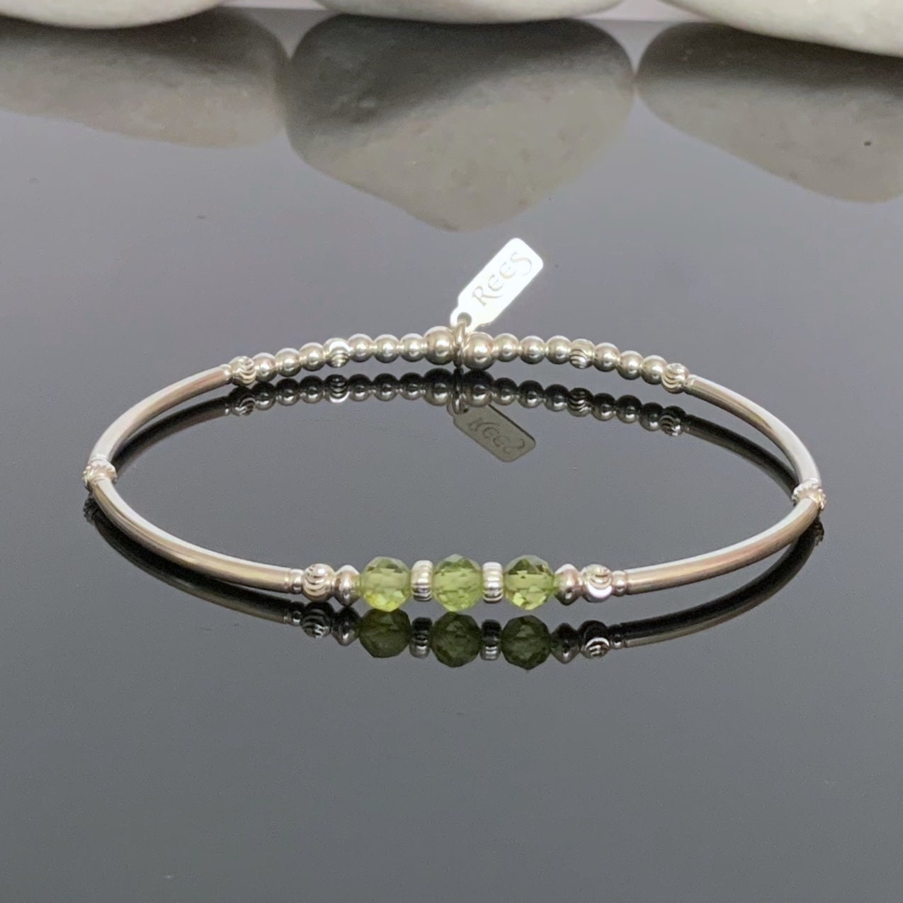 30th Birthday Gift for Her, Sterling Silver & Gemstone
