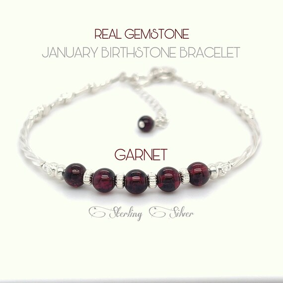 January Birthday Charm Red Cubic Zirconia Sterling Silver January Birthday Charm Red Cubic Zirconia Sterling Silver
