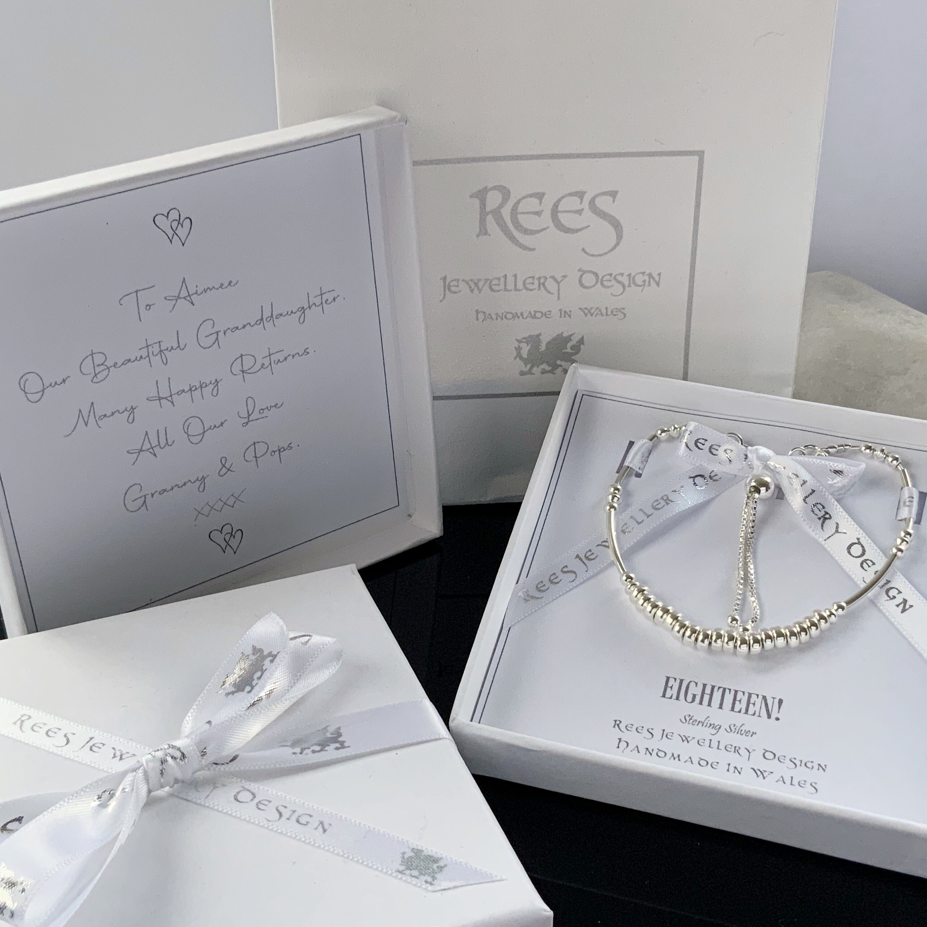 18th Birthday Gifts for Girls Sterling Silver Beaded Bracelet - Etsy UK