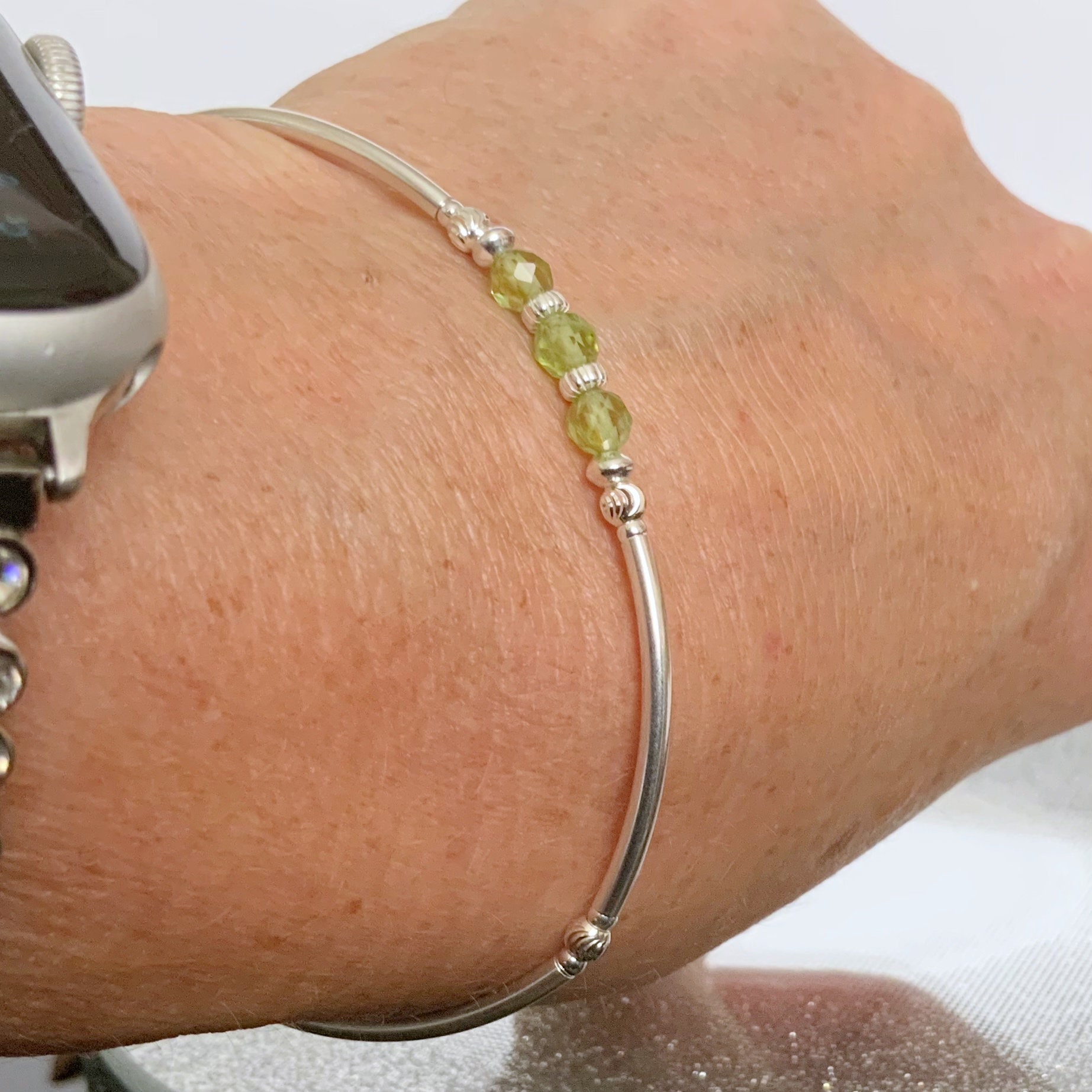 30th Birthday Gift for Her, Sterling Silver & Gemstone