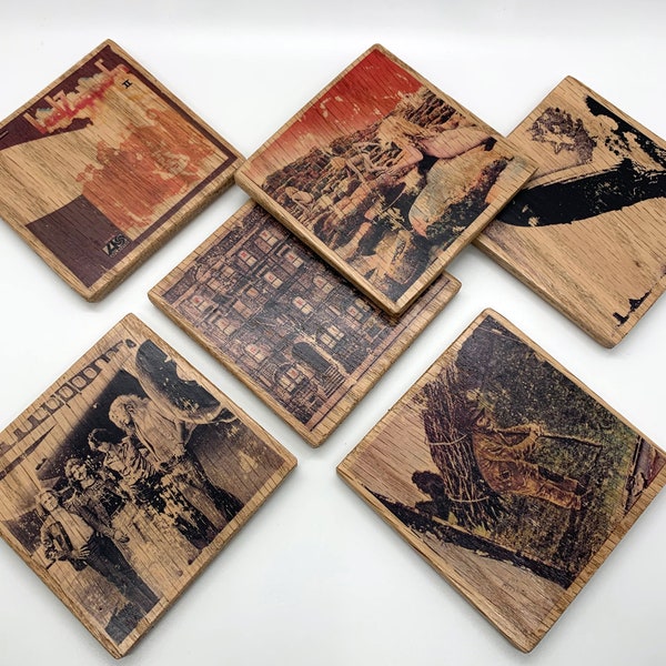 Led Zeppelin Wood Coasters