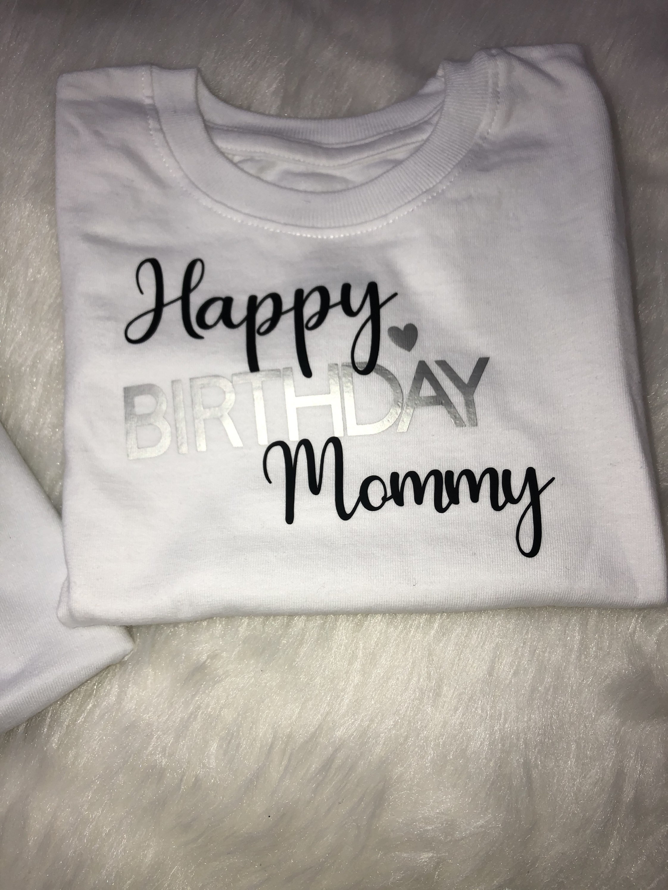 Happy Birthday Mommy TShirt Customized TShirt Etsy