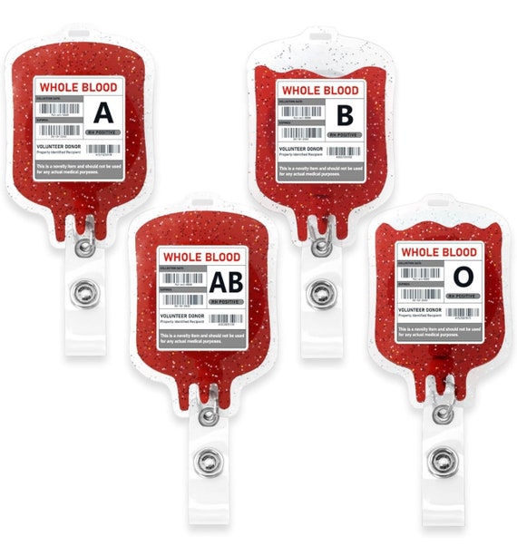 Donor Blood Bag Reels Badges 