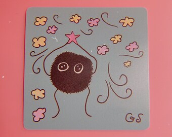 Studio Ghibli Spirited Away Totoro Soot Sprite Vinyl Waterproof Sticker