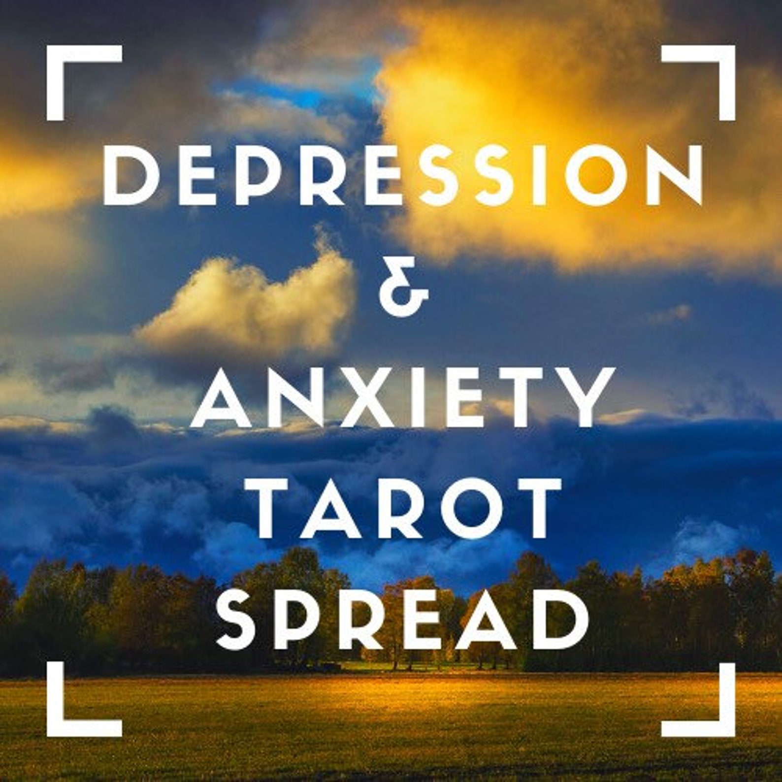 Depression & Anxiety Tarot Spread Etsy