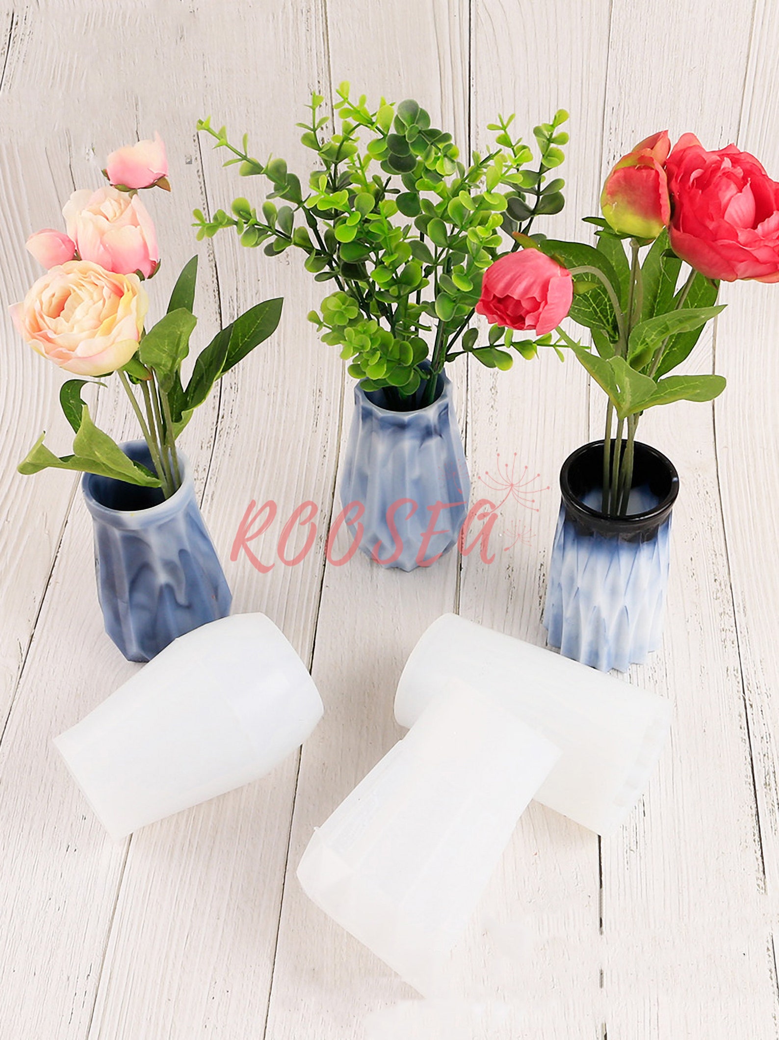Flower Vase Mold Silicone Mold Vintage Silicone Vase Resin Etsy