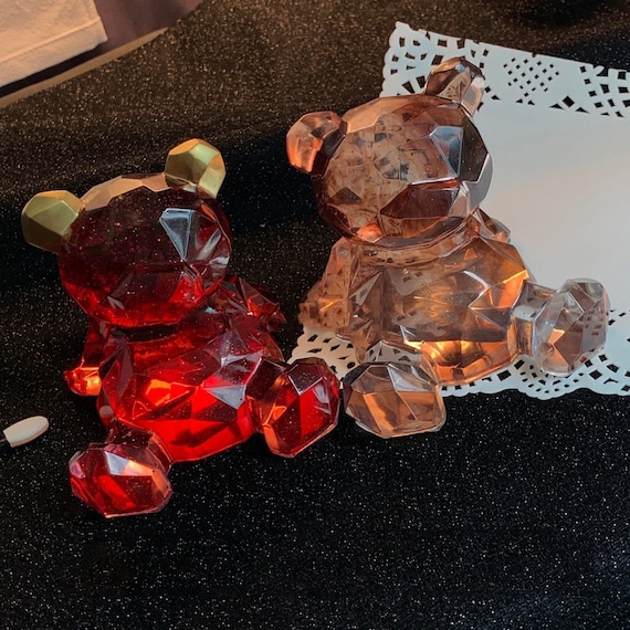 Lovely Bear Shape Mold Handmade Diamond Bear Mold Silicone Mold