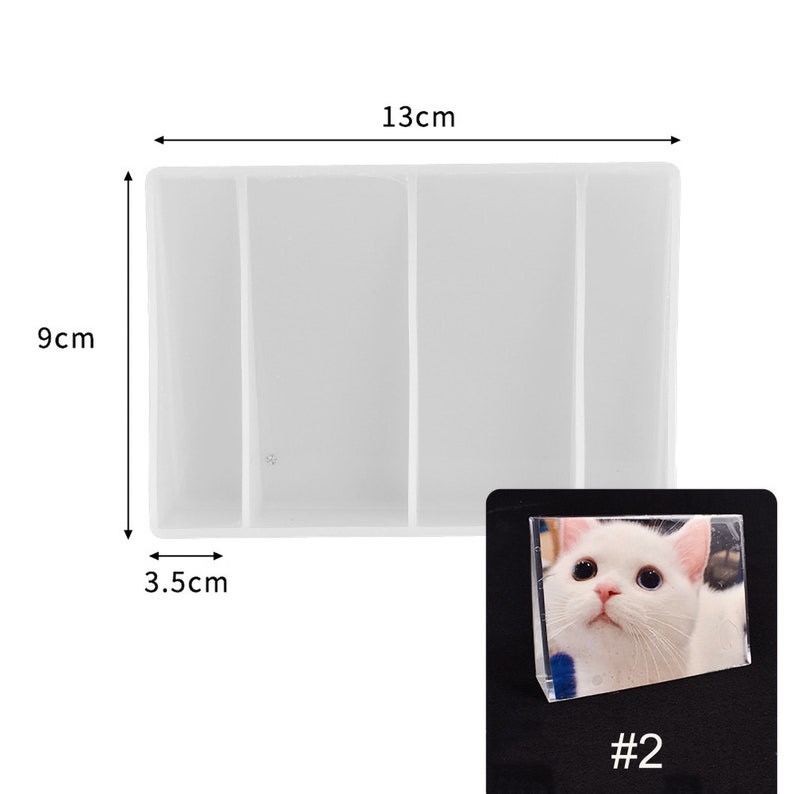 Photo Frame Resin Mold Rectangle Picture Frame Heart Jewelry - Etsy