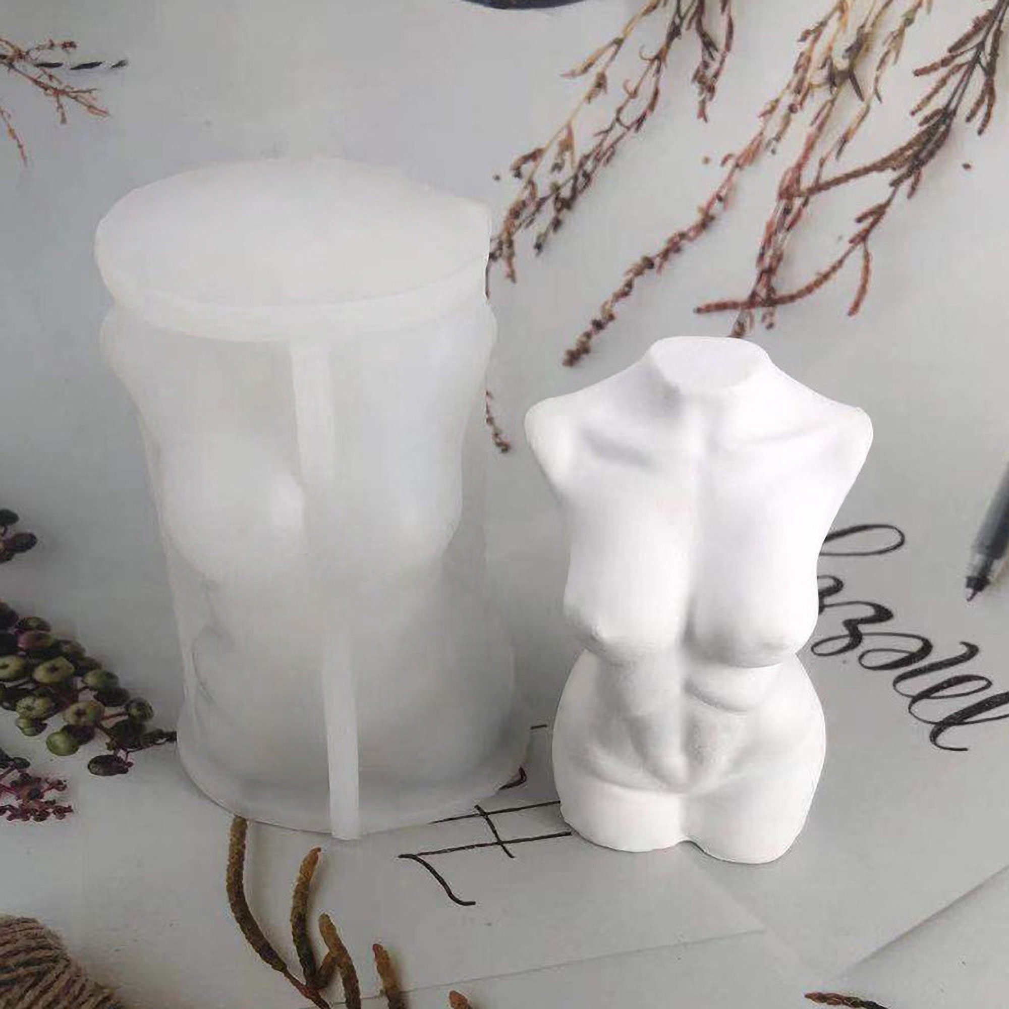 Body Resin Mold Female Body 3d Goddess Women Body Necked Etsy UK