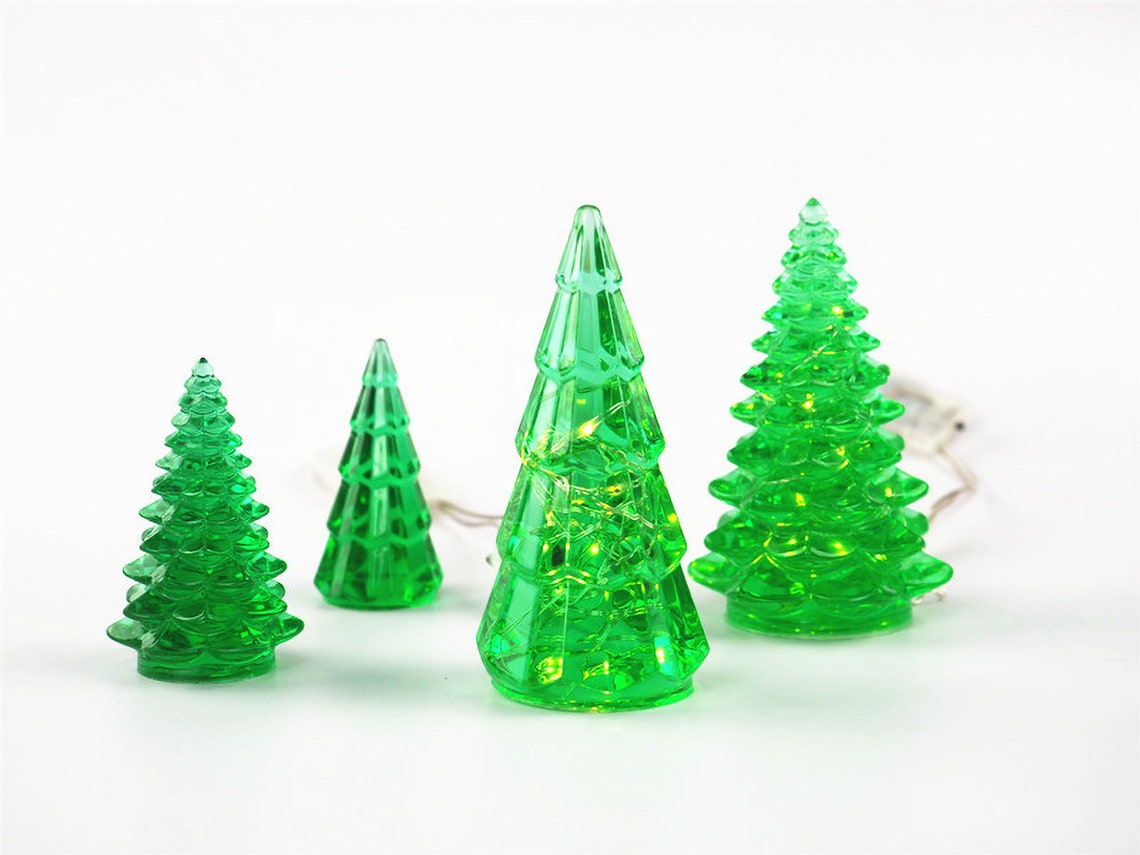 2pcs Christmas Tree Resin Mold Christmas Ornaments Handmade Etsy