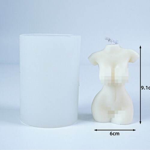 Goddess Body Mold Resin Female Body Candle Silicone Mold Etsy