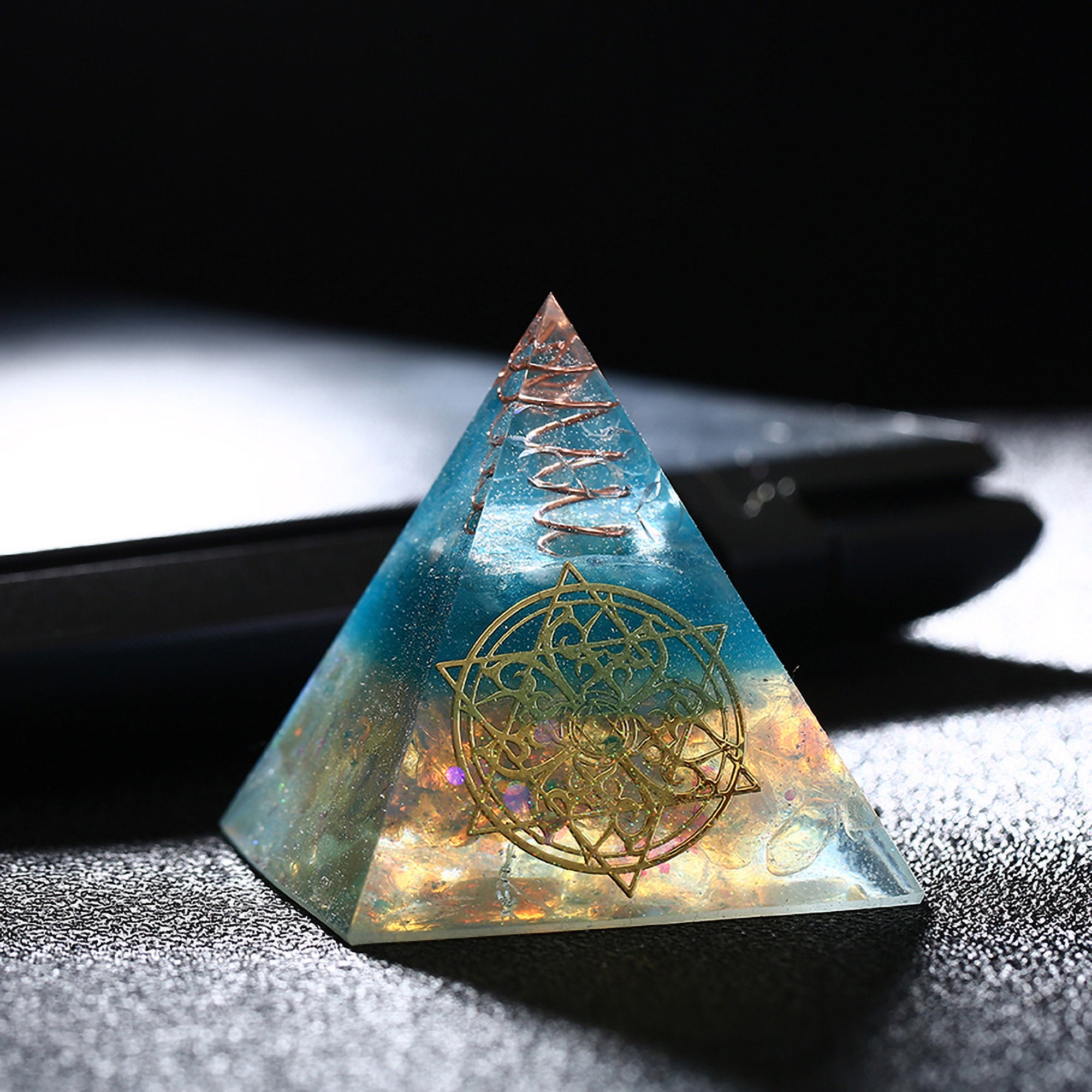 Pyramid Mold Resin Pyramid Crystal Silicone 15cm Orgone Etsy