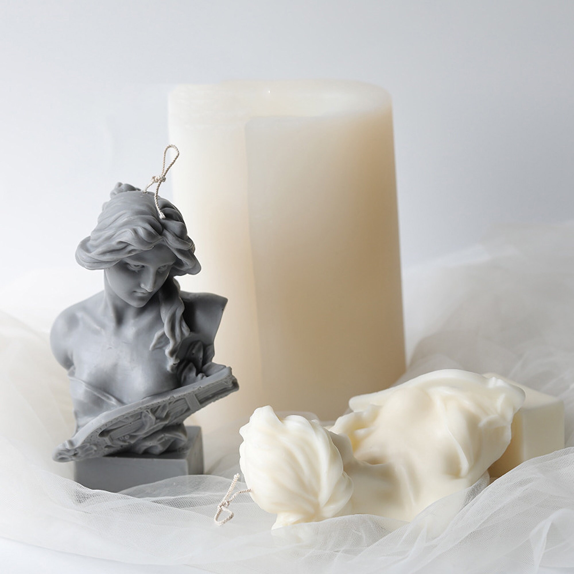 Geode Women Body Candle Mold Resin Christmas candles silicone Etsy