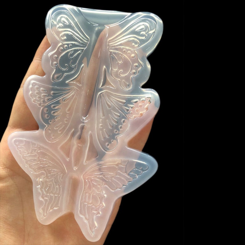 2PCS Buttefly Candle Mold, 3D Flowe Buttefly Esin Molds