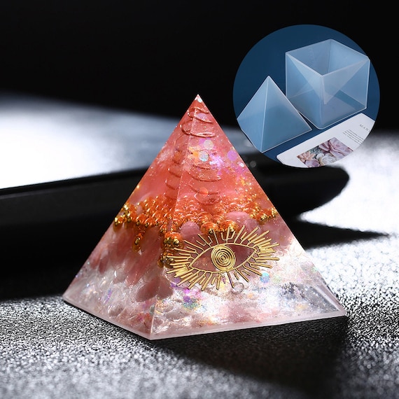 Pyramid Silicone Mold for Resin, Set of 3