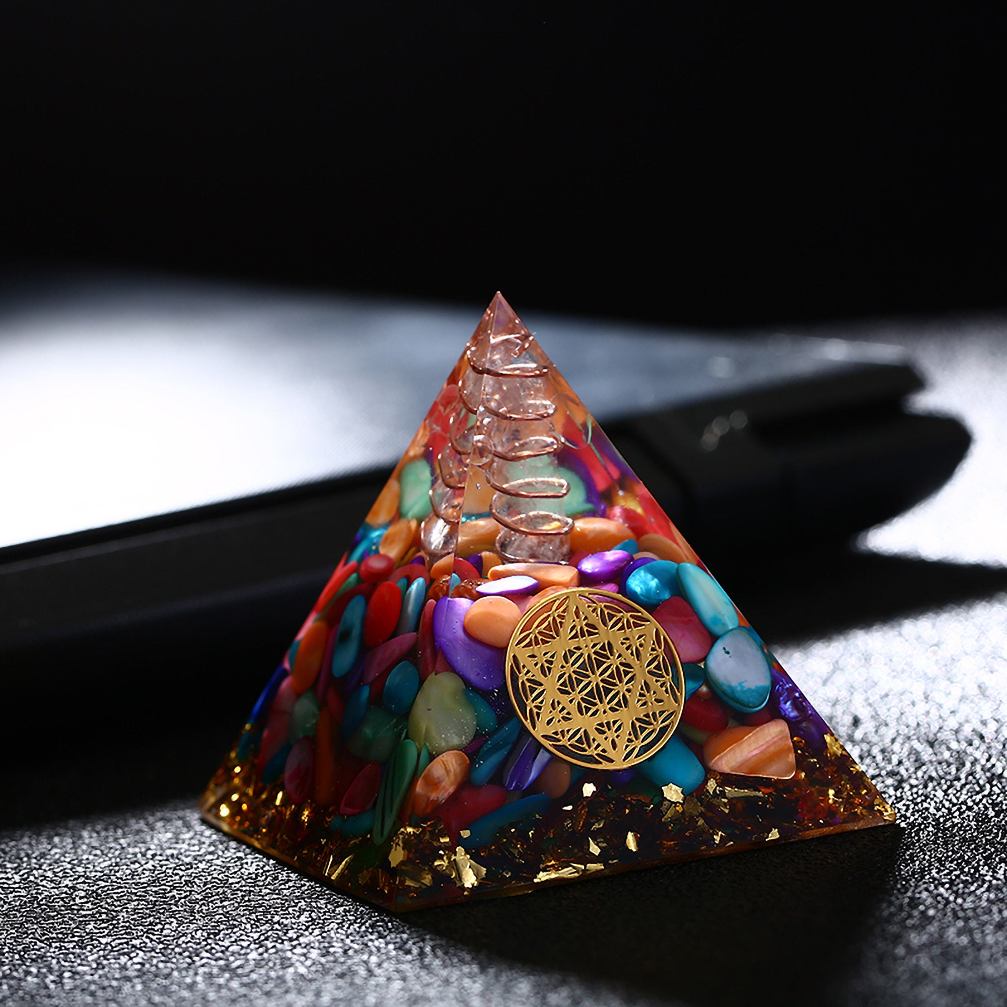 Pyramid Mold Resin Pyramid Crystal Silicone 15cm Orgone Etsy