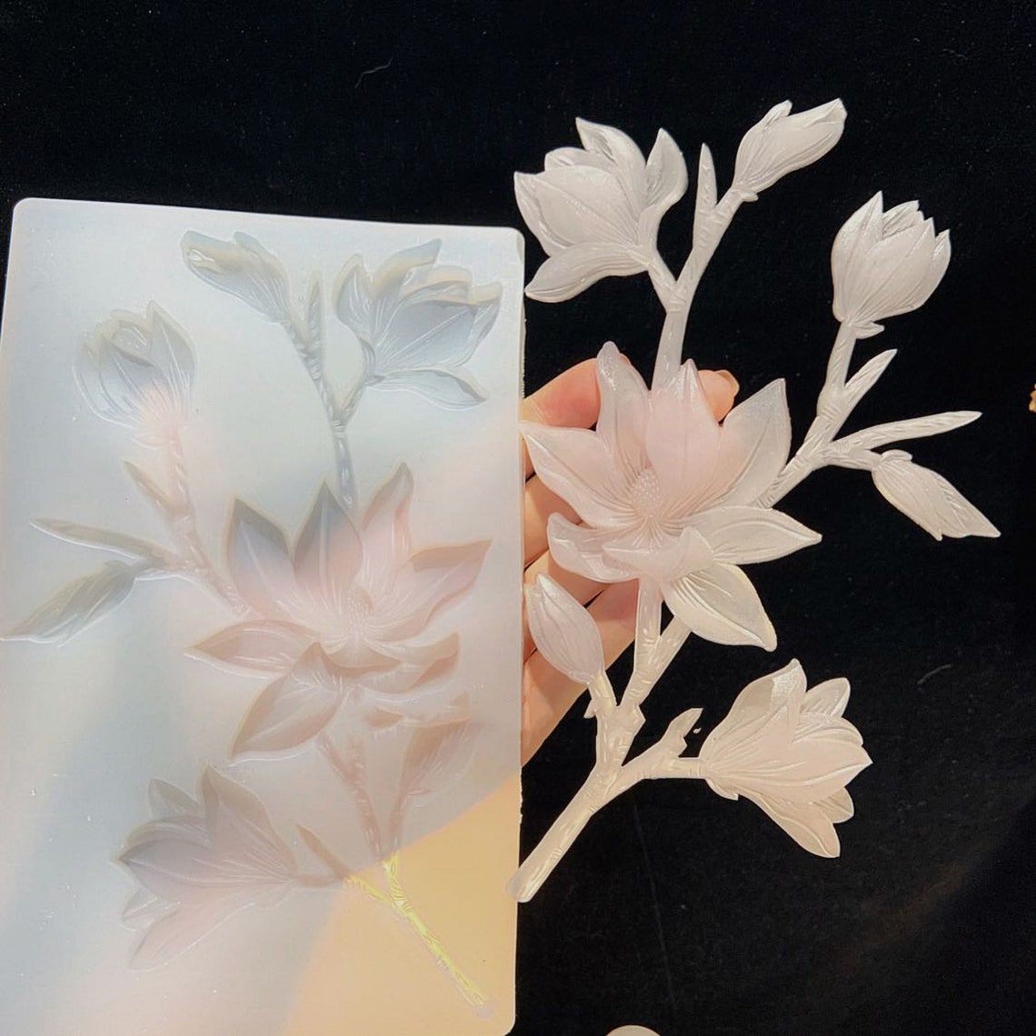 Flower Mold Resin home decoration flower silicone mold diy Etsy