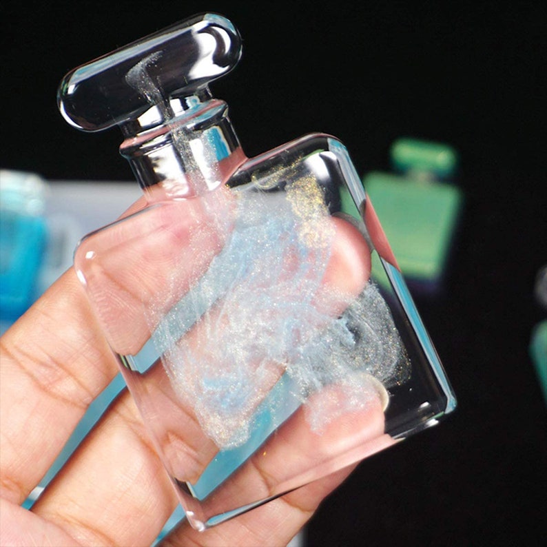Perfume Bottle Resin Mold Perfume Bottle Silicone Mold Etsy