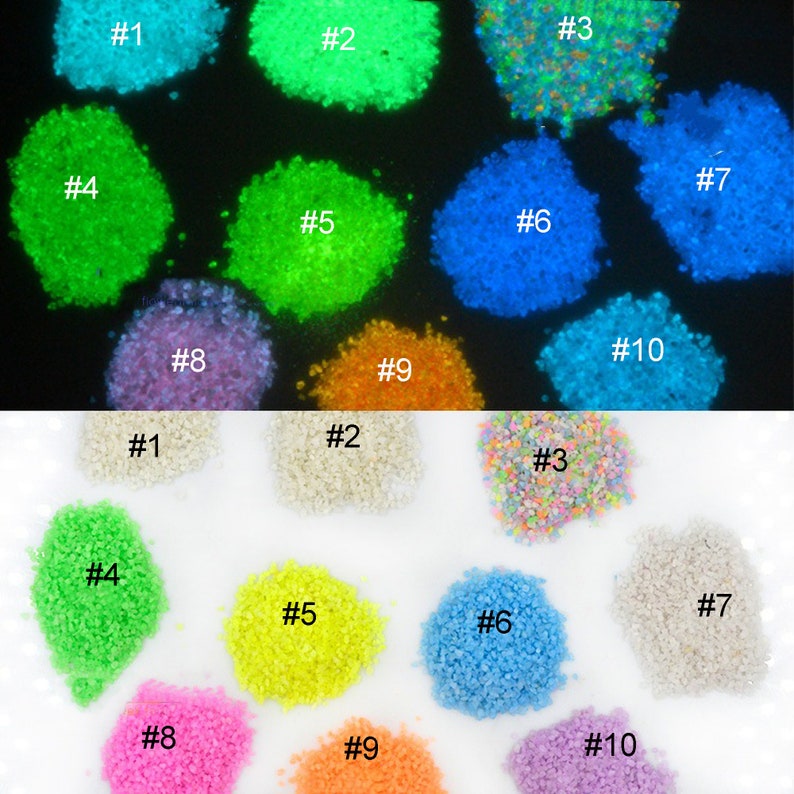 powder jewelry making material home decoration casting handmade art supplies Luminous sand for resin mold