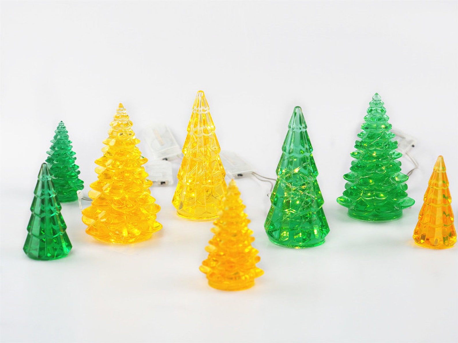2pcs Christmas Tree Resin Mold Christmas Ornaments Handmade Etsy