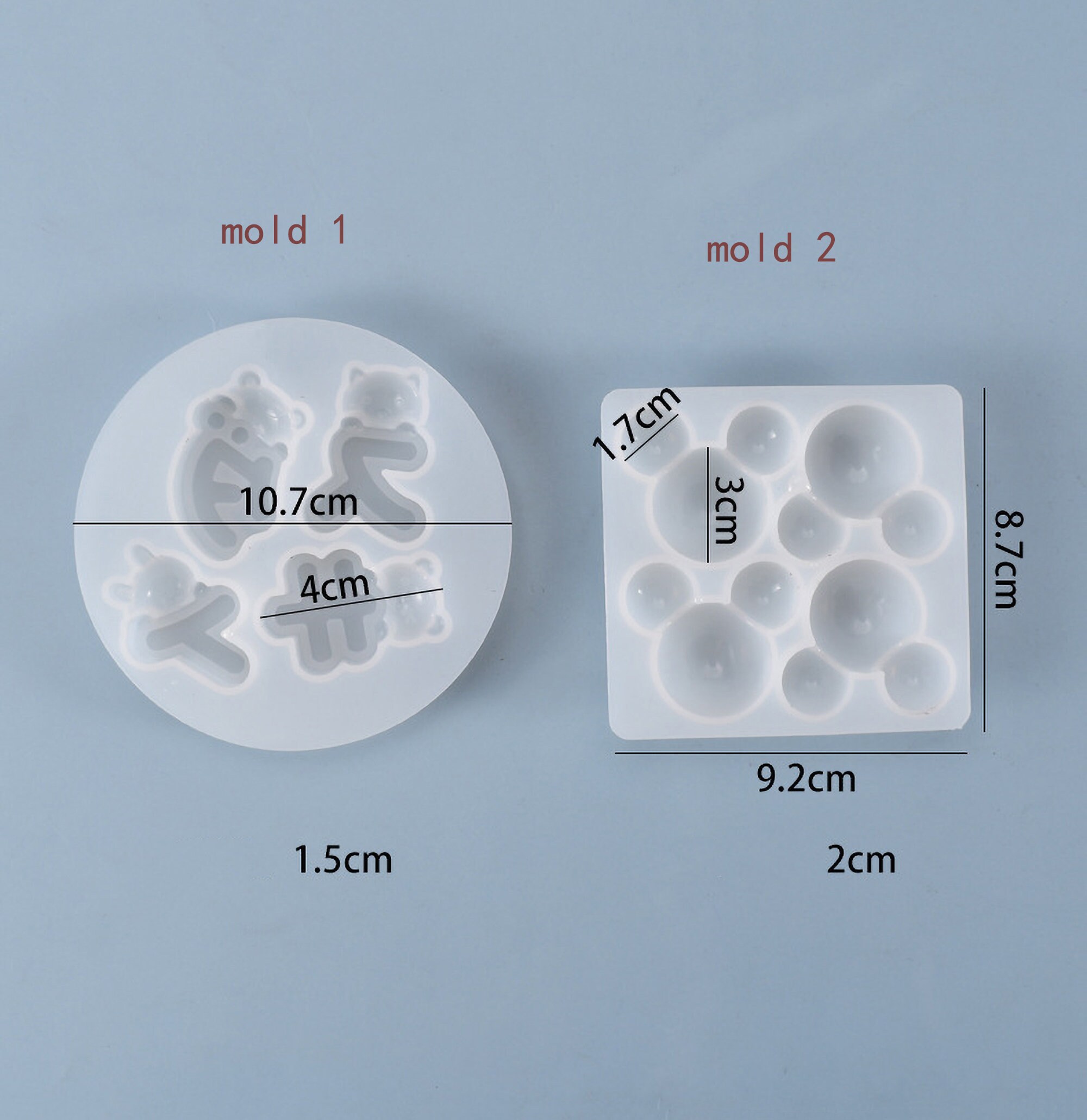 Molde para resina epoxi Letras disney MR038 - PorcelanaNNC