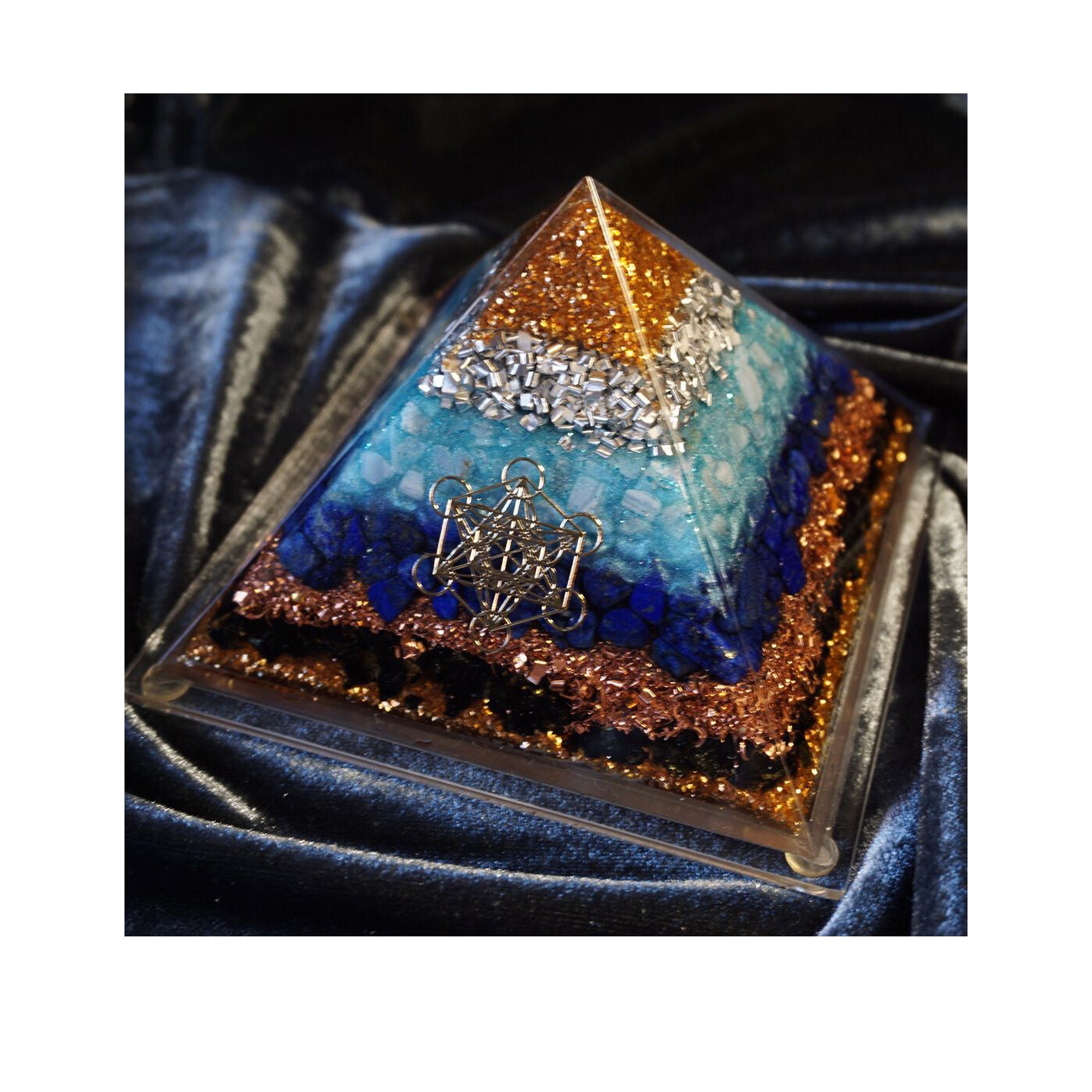 Let's Resin Pyramid Molds for Resin,Large Silicone Pyramid Molds,Silicone Resin Molds for DIY Orgonite Orgone Pyramid, Orgonite Jewelry,Great for