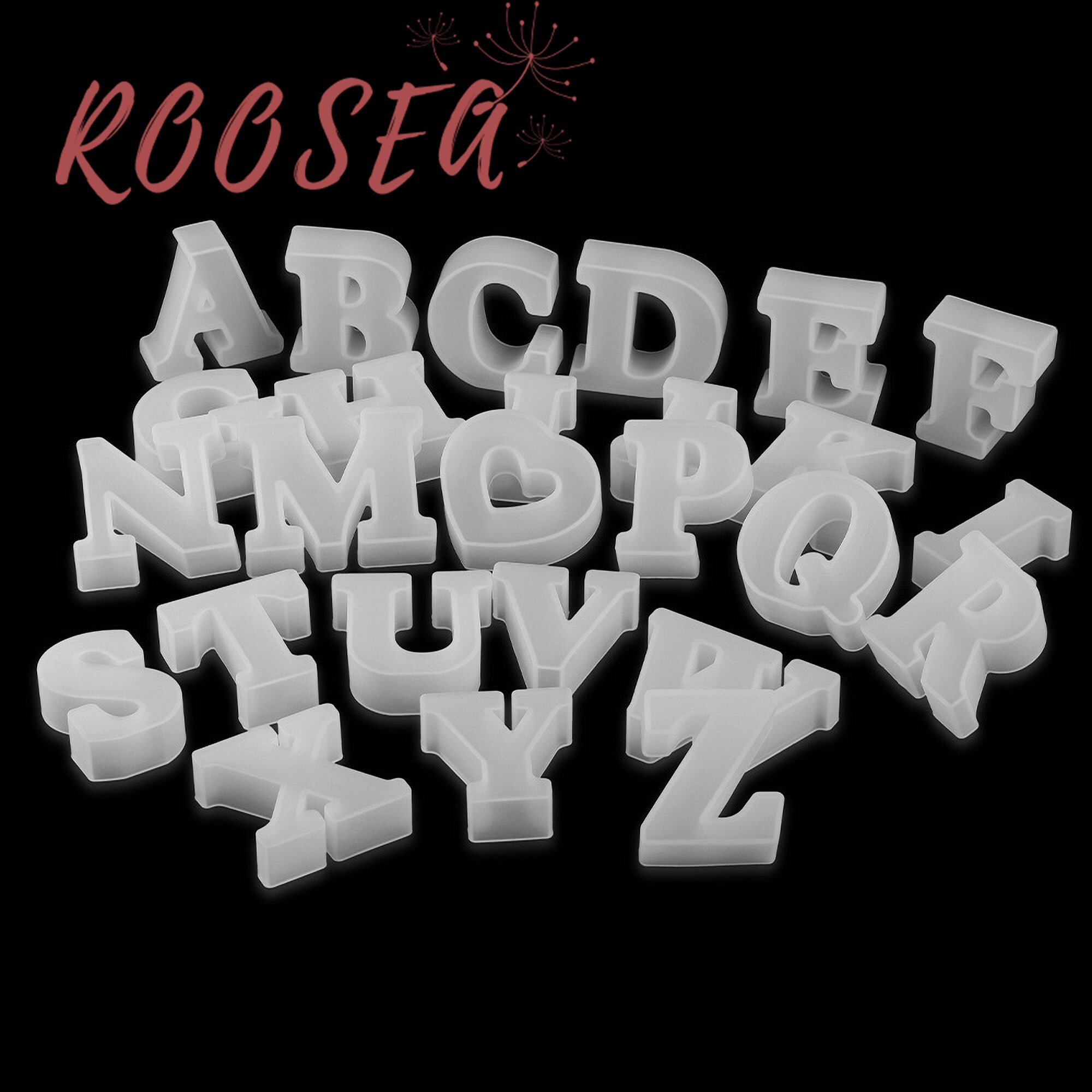 Letter Mold JUMBO 2.5 Inch Letter Molds for Resin Letter Etsy