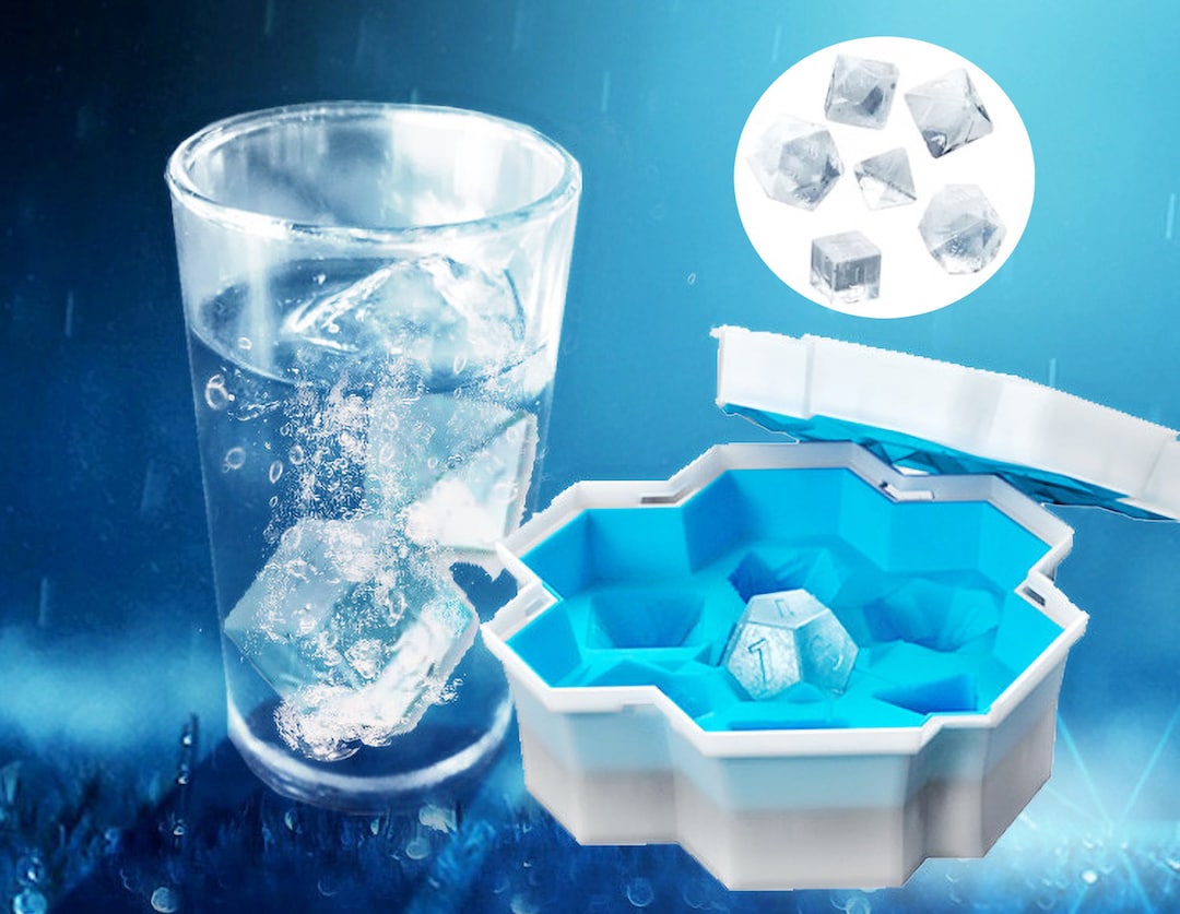 Dyfzdhu Ice Cube Mold Cute and Creative Small Tree Shape Dual Purpose Ice Making Ice Tray Dormitory Household Spherical Ice Making Artifact A, Size