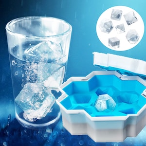 ON THE ROCK Ice Cube DIAMOND AND SPHERE MOLDS SET OF 4} BPA FREE. 