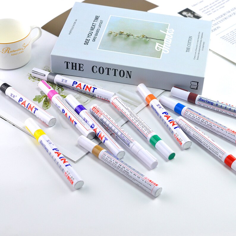 casting epoxy resin art Metallic Pen For Resin Mold marker pen jewelry handmade decor contour pen