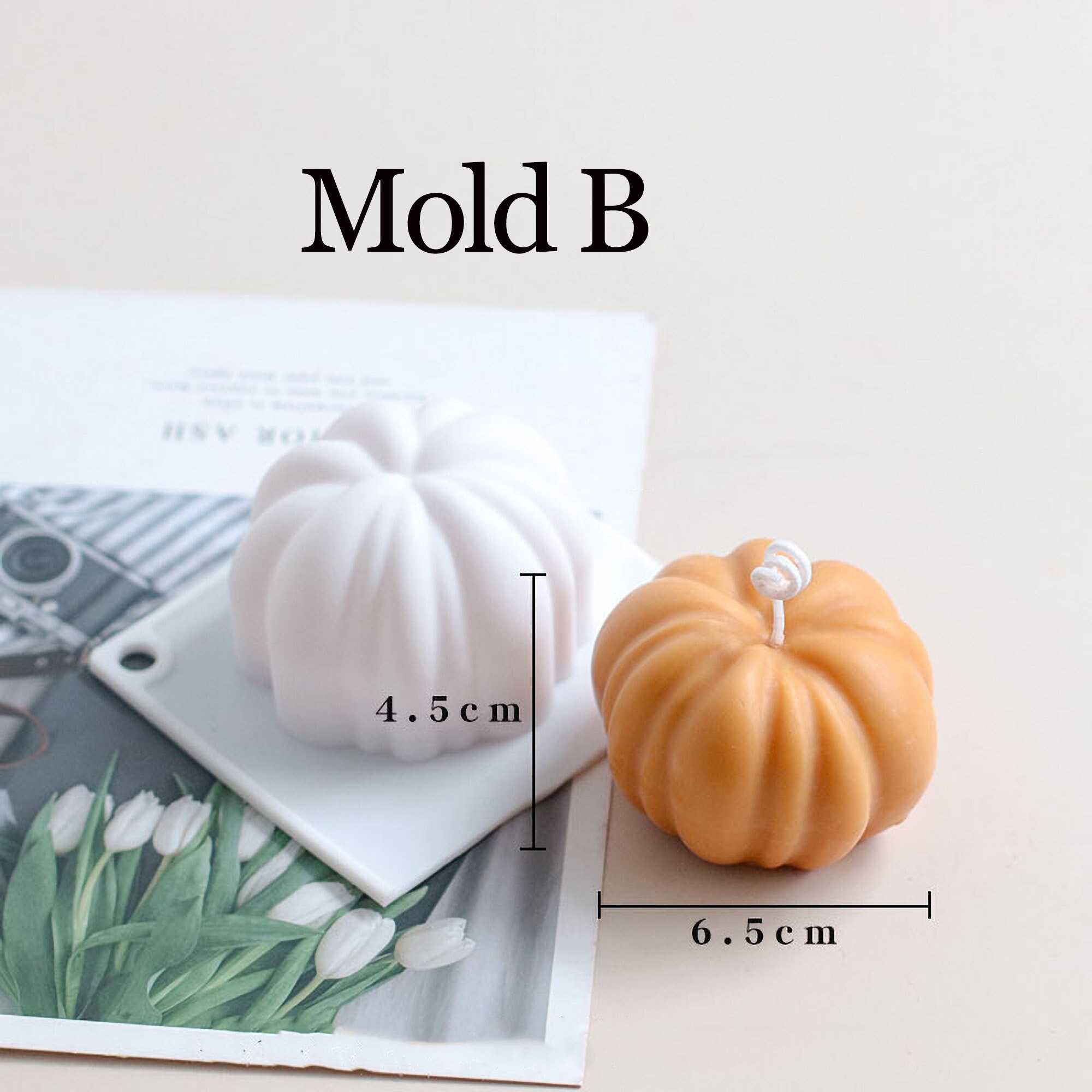 Pumpkin Candle Resin Molds Silicone Pumpkin Molds Handmade Etsy UK