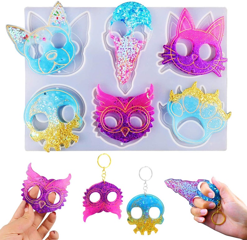 Best Of self defense keychain brass knuckles Alloy cat self defense