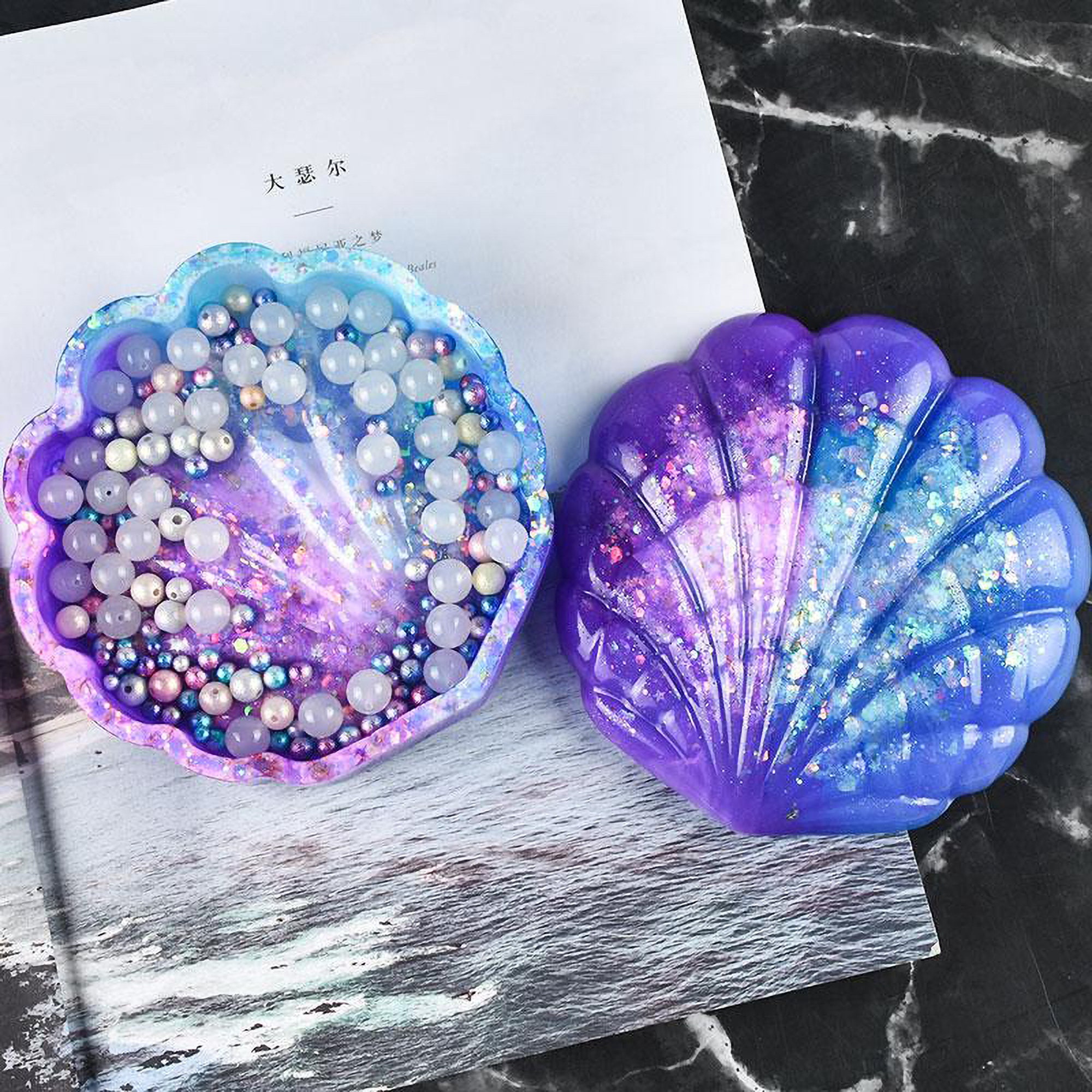 Sea Shell Box Resin Mold Shell Mold for Silicone Shell Etsy