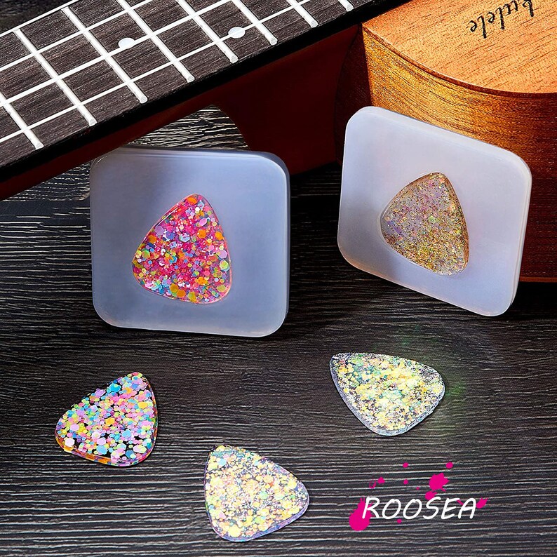 Guitar Picks Mold Guitar Plectrums Resin Mold Guitar Picks Etsy