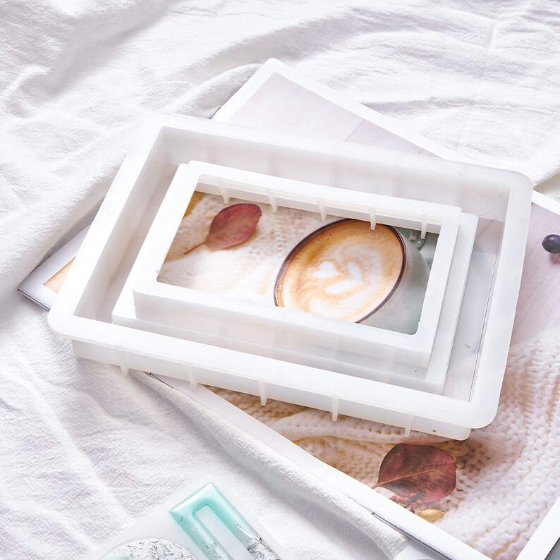 Resin Photo Frame Mold Square Vintage Photo Frames Silicone Etsy