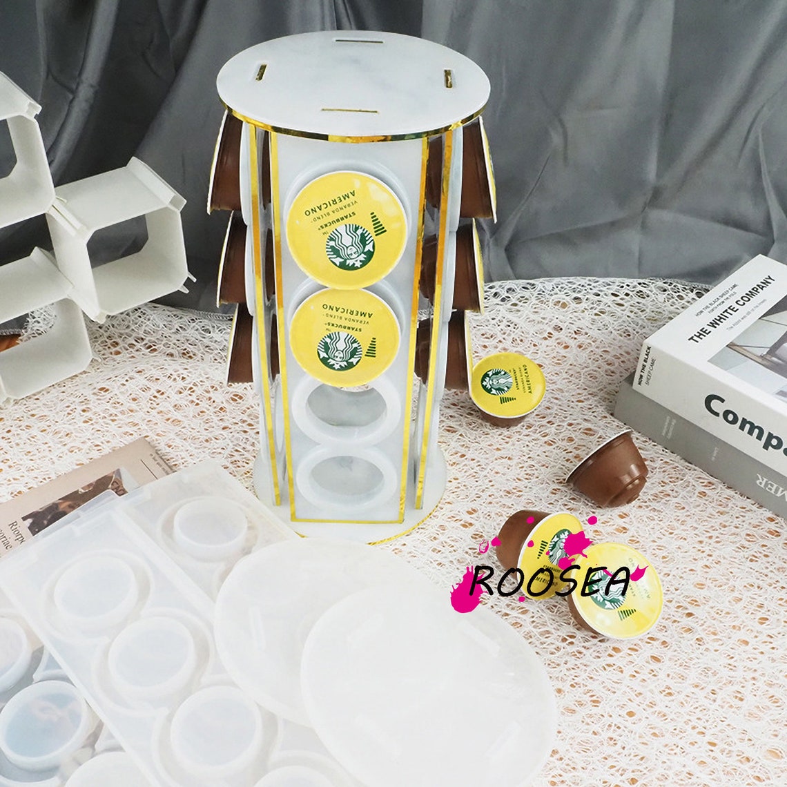 Coffee Capsule Holder Mold Kcup Holder Silicone Molds Coffee Etsy