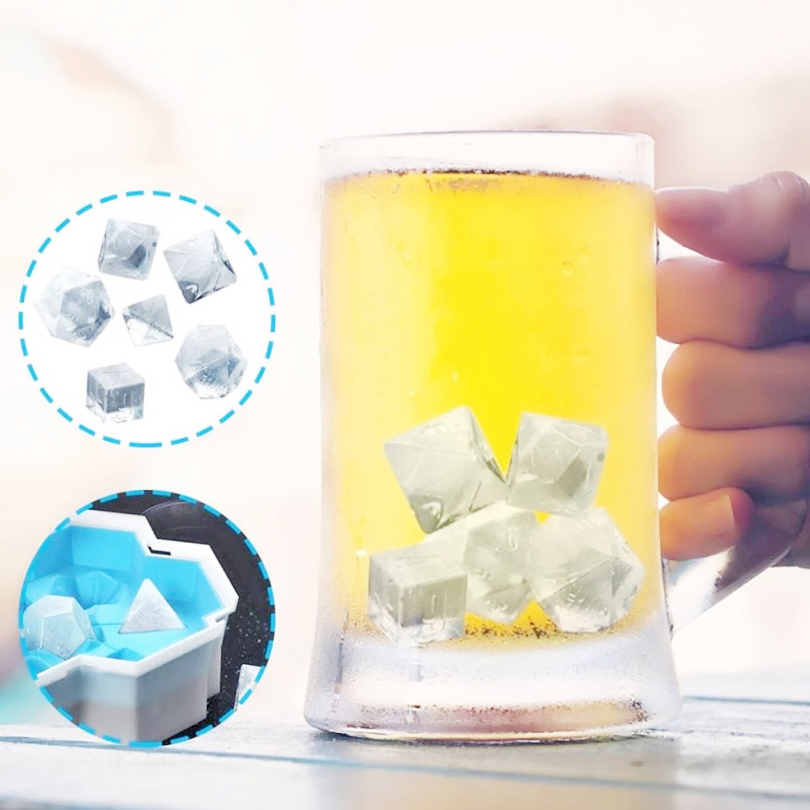 Dice Shape Ice Cube Tray DND Dice Ice Cube Mold Ice Cube Etsy